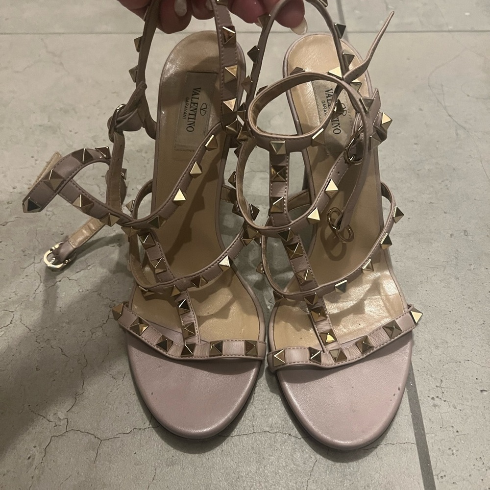 Valentino Women's Studded Lilac Sandals